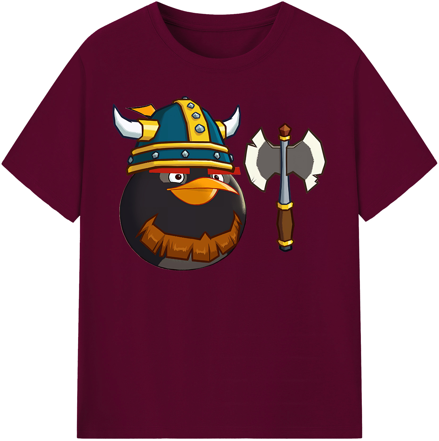 （画像用） Angry Birds アングリーバード レディースカジュアルプリントTシャツ（綿100％）